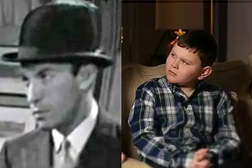Ryan (Right) claimed to be the reincarnation of Marty Martin (Left)