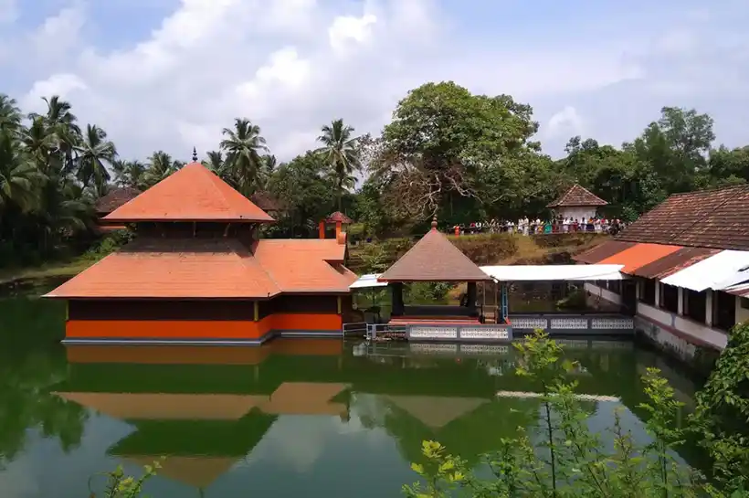 Pond where the vegetarian crocodile lived in Sri Ananthapadmanabha Swamy temple