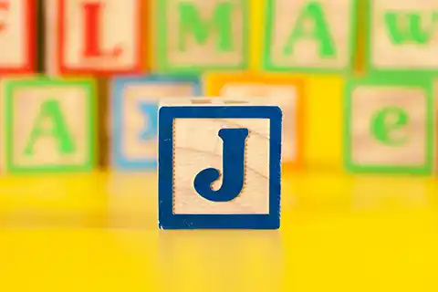 The letter 'J'
