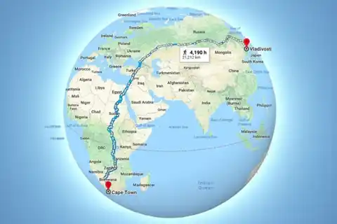 world's longest walking distance